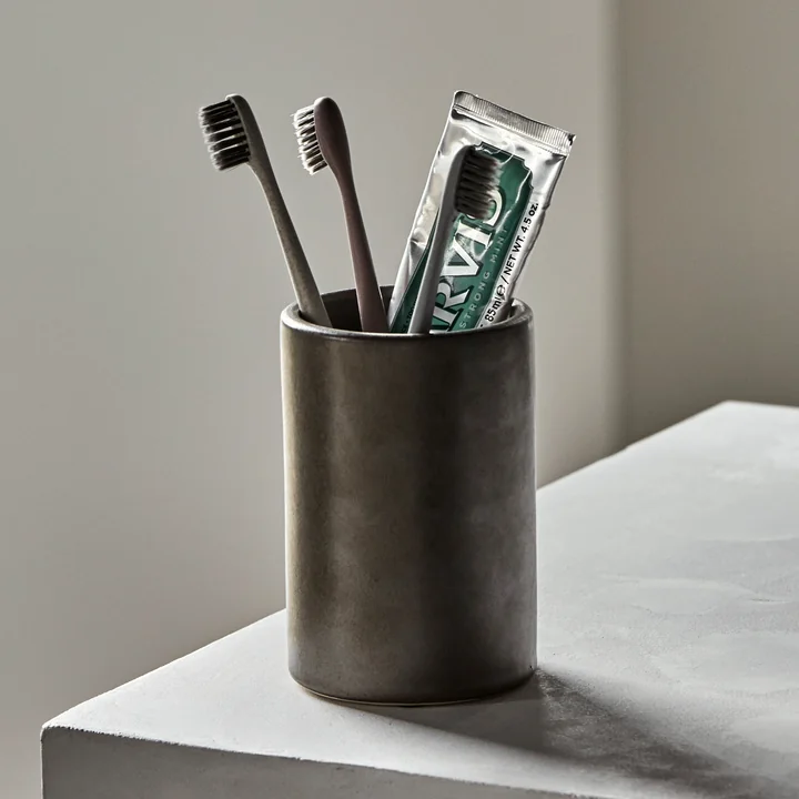 Meraki - Datura Aufbewahrung, Ø 8 x 12 cm, dunkelgrau