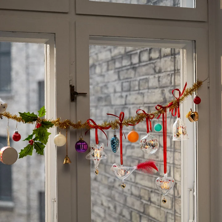 Holmegaard - Ann-Sofi Romme Christmas Bird, small / klar (2025)