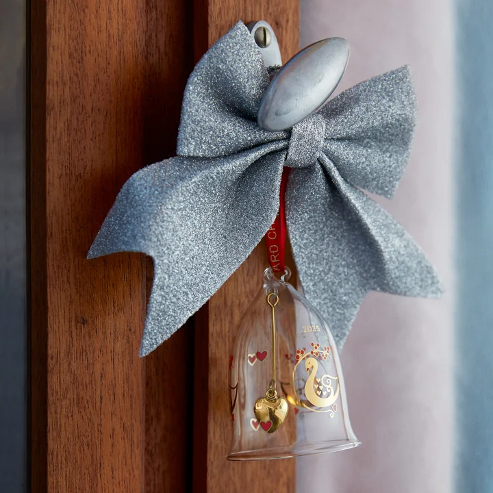 Holmegaard - Weihnachtsglocke 2025 Ann-Sofi Romme, H 8 cm, klar