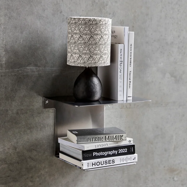 House Doctor - Book Wandegal, L 32 cm, gebürstetes Silber-Finish