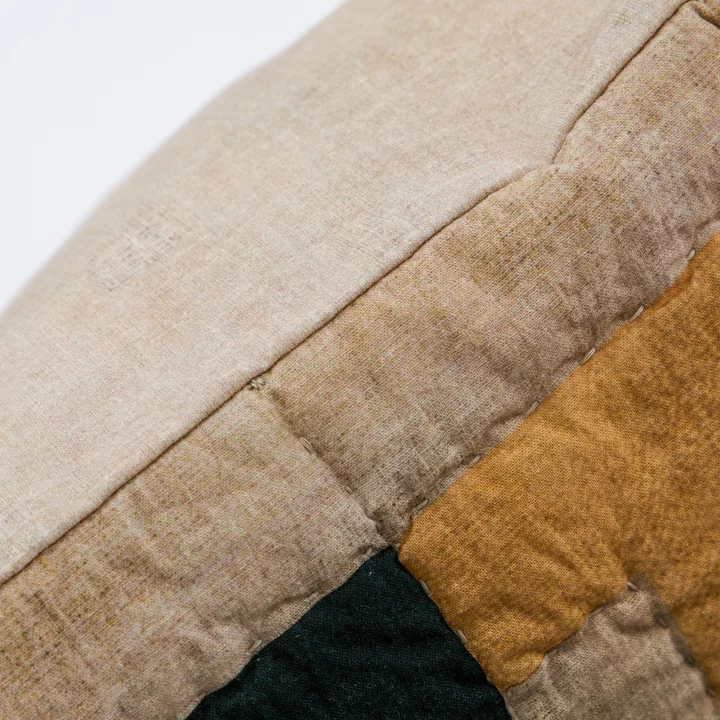 House Doctor - Block Kissenbezug, 50 x 50 cm, bunt