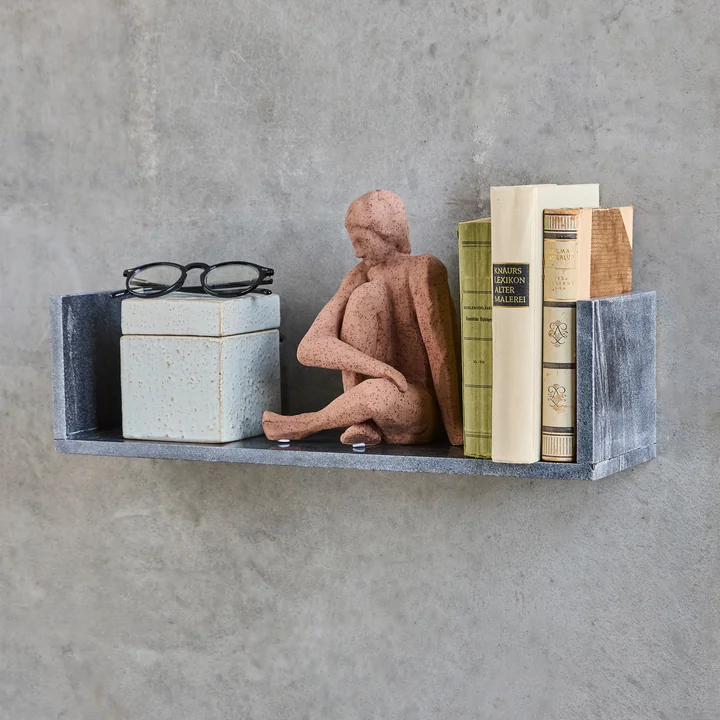 House Doctor - Marr Regal, Mamor, schwarz