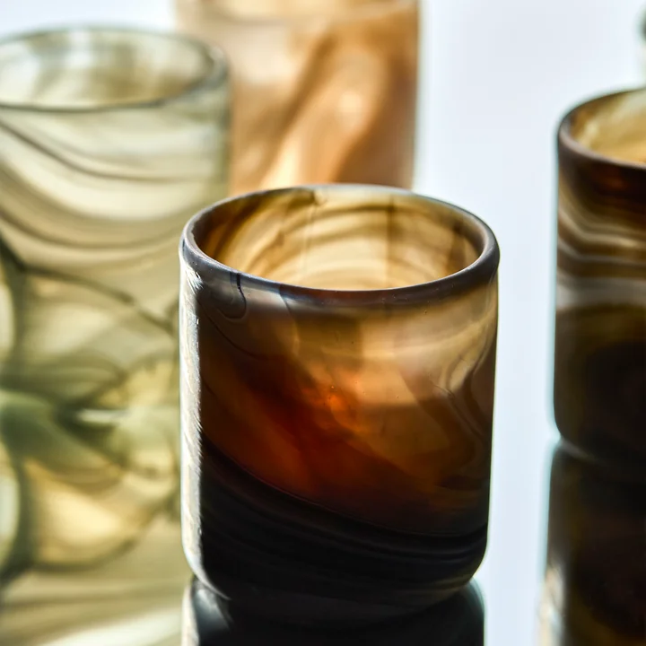 House Doctor - Kae Teelichthalter, braun