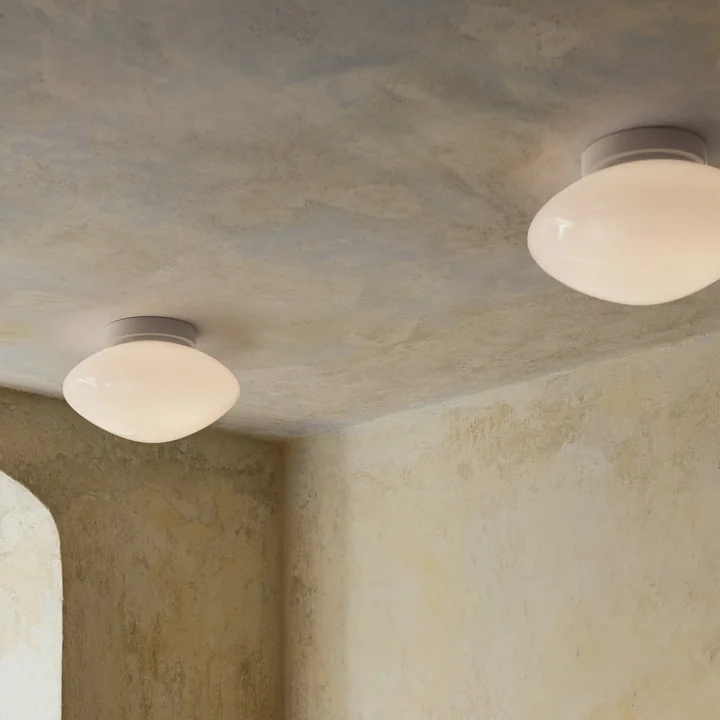 &Tradition - Mist AP22 Deckenleuchte / Wandleuchte, Ø 25 cm, matt weiss