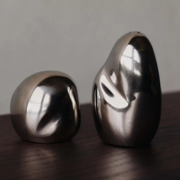 Ferm Living - Orevo Salz- und Pfefferstreuer, Edelstahl (2er Set)