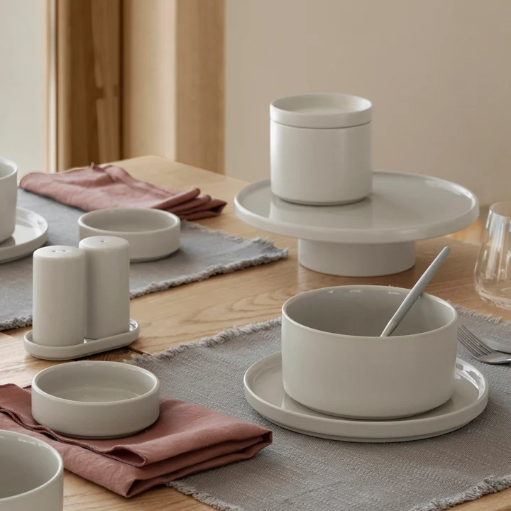 Blomus - Pilar Tortenplatte S, moonbeam