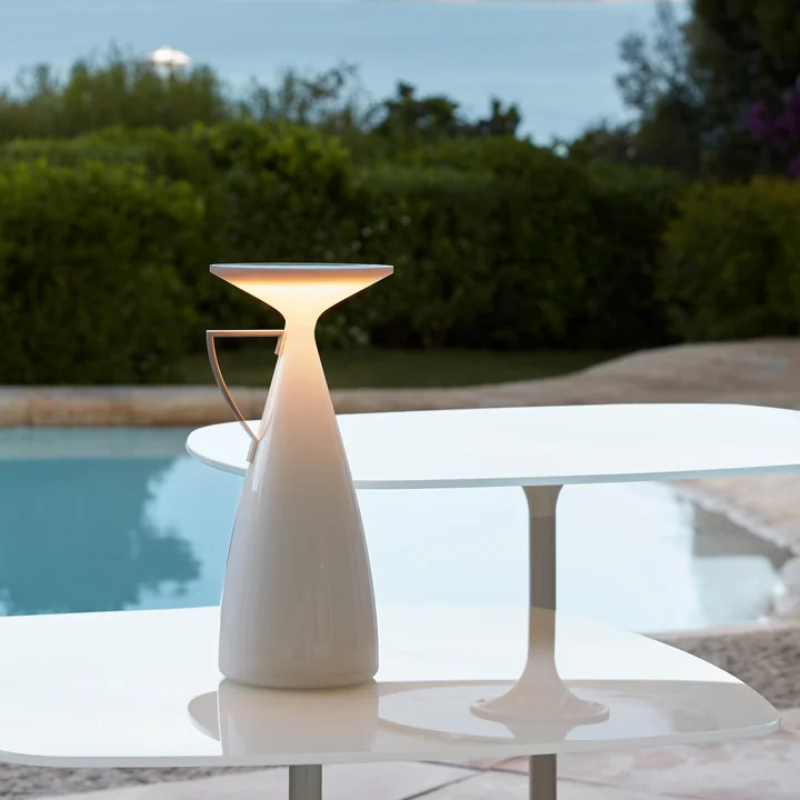 Kartell - Camomille Akku-Leuchte (LED), weiss