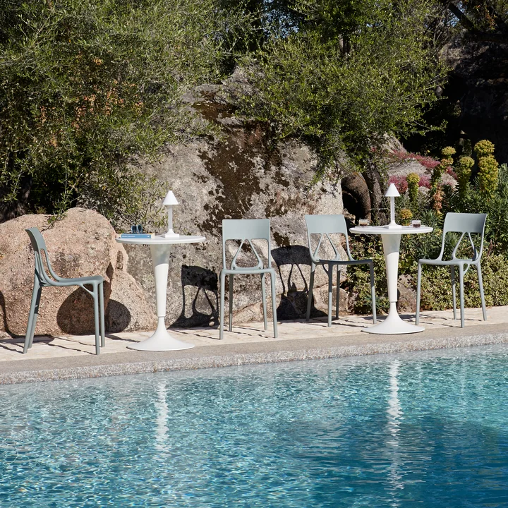 Kartell - A.I. Lite Stuhl, grau