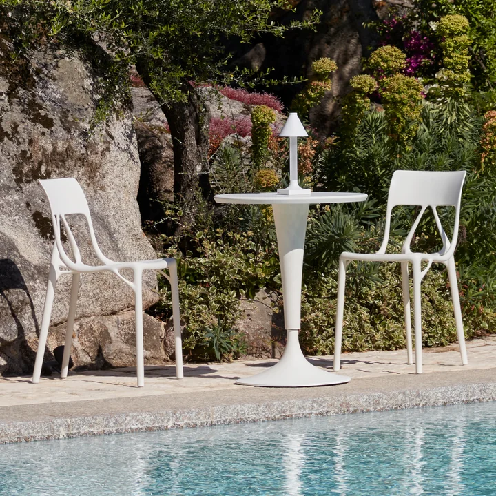 Kartell - A.I. Lite Stuhl, weiss