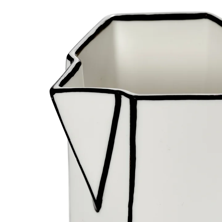 Serax - Carte Blanche Krug, weiss / schwarz