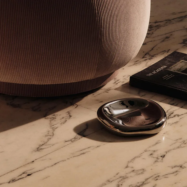 Ferm Living - Bellure Schale, Ø 17 cm, silber