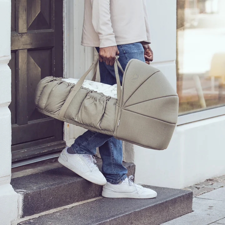 Sebra - Verdeck für 3-in-1 Baby Nestchen, dark olive