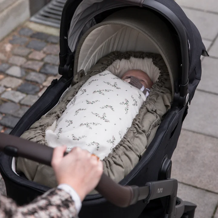 Sebra - Verdeck für 3-in-1 Baby Nestchen, dark olive