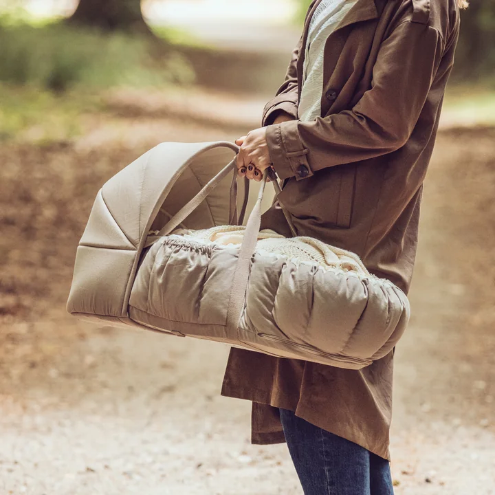 Sebra - Verdeck für 3-in-1 Baby Nestchen, jetty beige