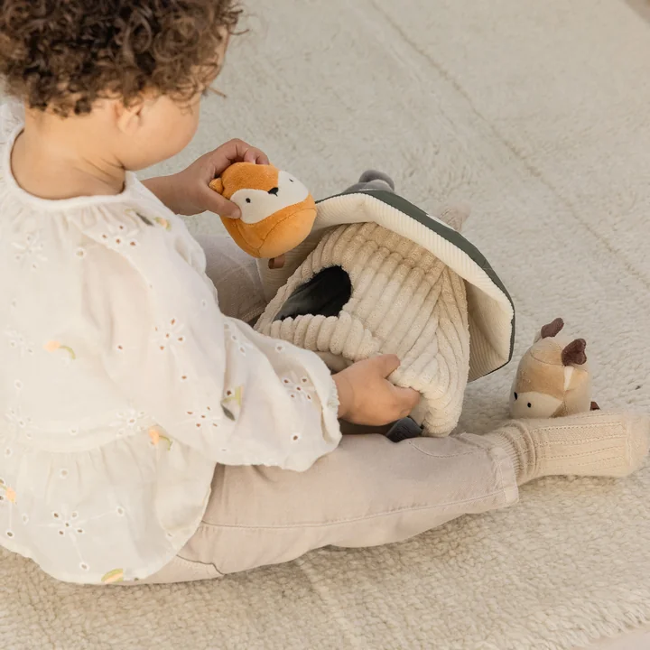 Sebra - Aktivitätsspielzeug Versteckspiel, Pilz, mehrfarbig