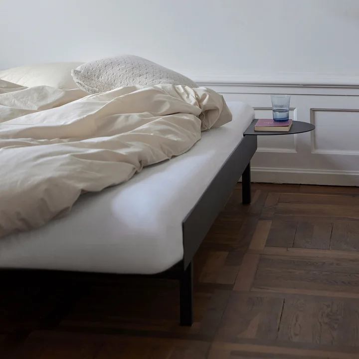 Moebe - Bett, 90 - 180 cm,  schwarz