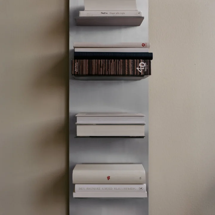 Ferm Living - Lager Tall Wandregal, 25 x 170 cm, Aluminium