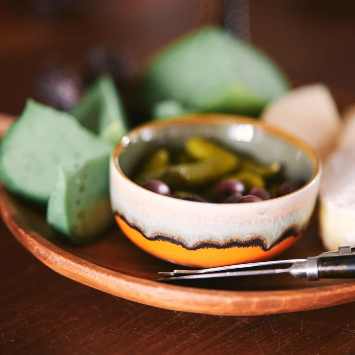 HKliving - 70's Dessertschale, Ø 12,5 cm, burst