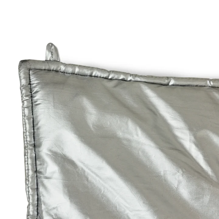 Hkliving - Wall Art Wanddeko 'Ceci n'est pas un hôtel', 100 x 120 cm, silber