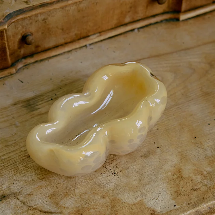 HKliving - Glasschale, oyster