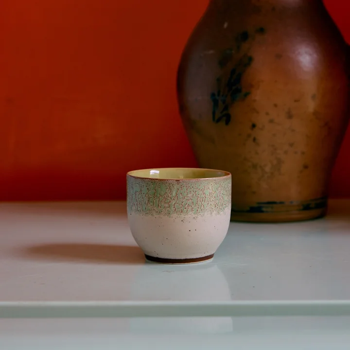 HKliving - 70's Kaffeebecher, 250 ml, chalk