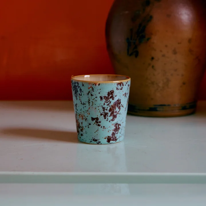 HKliving - 70's Kaffeebecher, 230 ml, patina