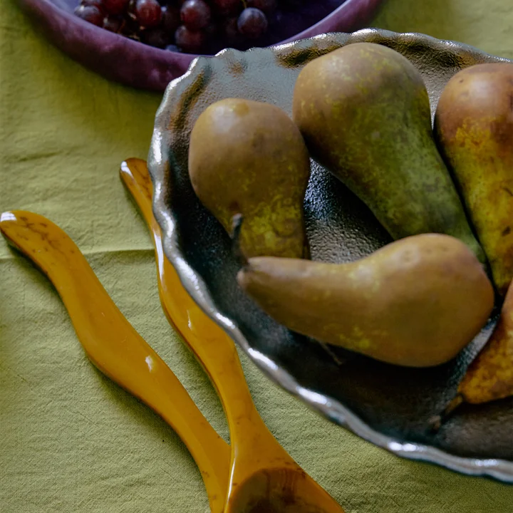 HKliving - New Classics Plateau, rough / chrome