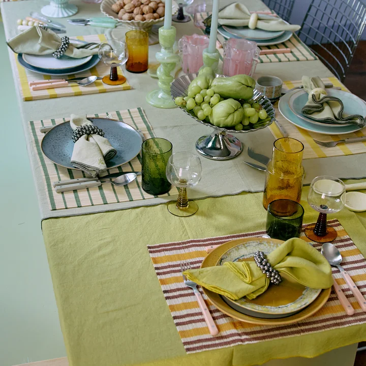 HKliving - Tube Trinkglas, H 12 cm / 400 ml