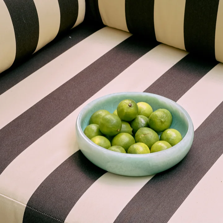 HKliving - Salatschale, Ø 26,5 x H 7,5 cm, mint