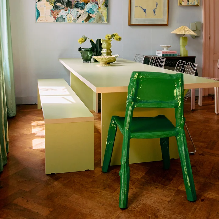 HKliving - Esstisch rechteckig, pistachio