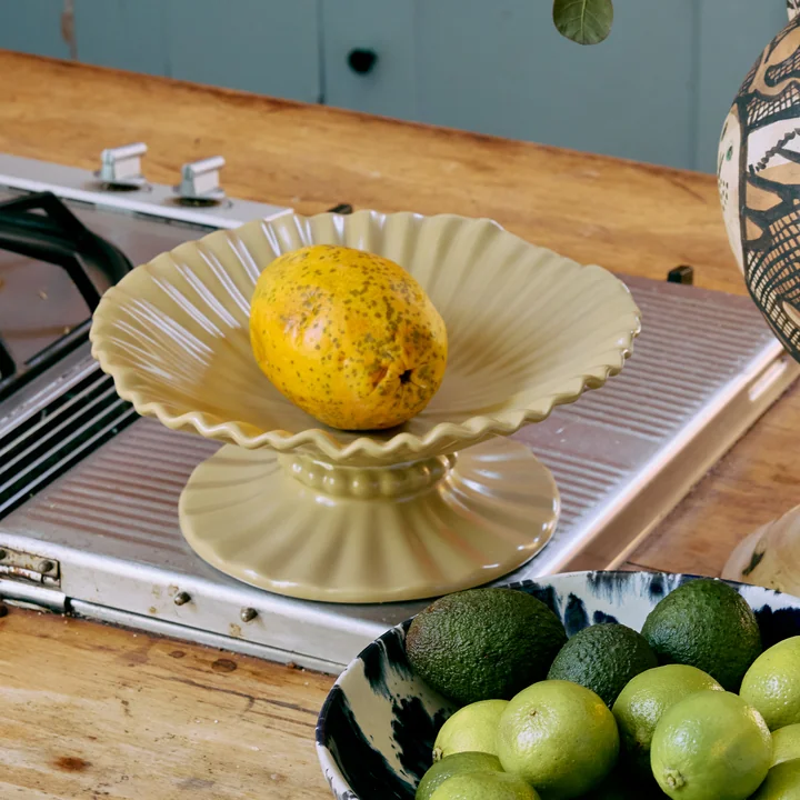 HKliving - New Classics Ribble Schale mit Fuss, large