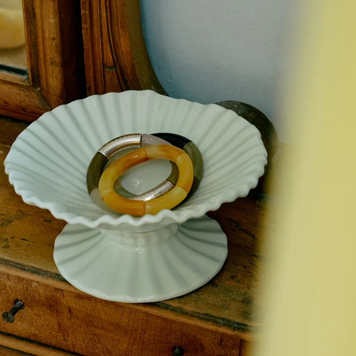 HKliving - New Classics Ribble Schale mit Fuss, medium