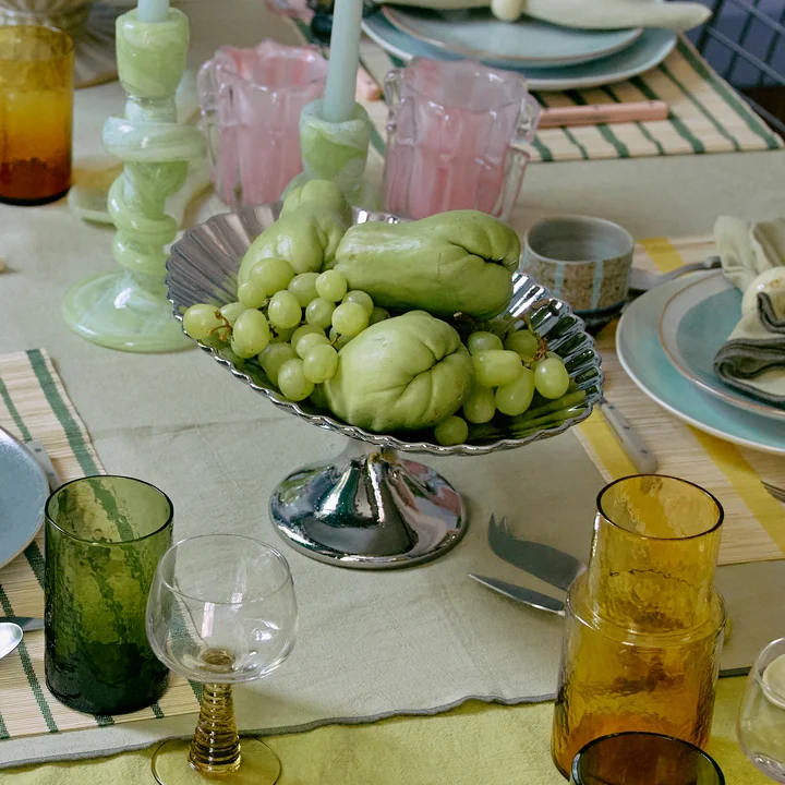 HKliving - New Classics Plateau, clean / chrome