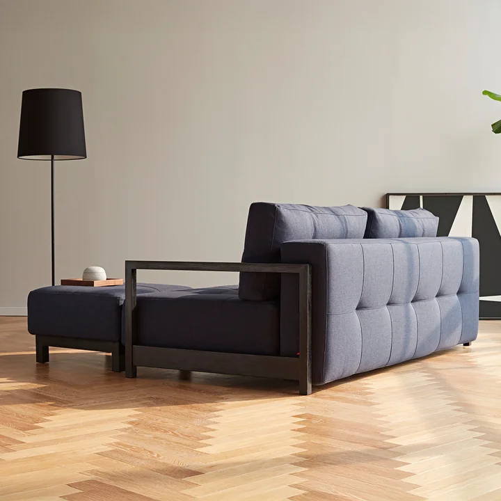 Innovation Living - Bifrost Deluxe Schlafsofa, 210 x 115 cm, dunkelblau (528 Mixed Dance)