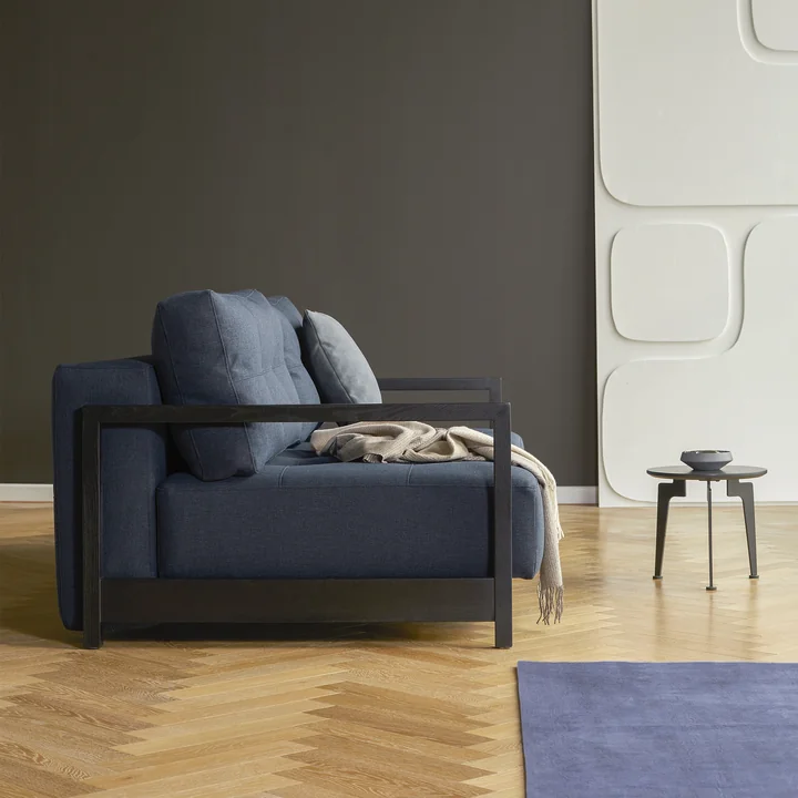 Innovation Living - Bifrost Deluxe Schlafsofa, 210 x 115 cm, dunkelblau (528 Mixed Dance)