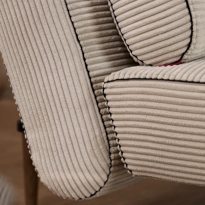 Innovation Living - Unfurl Lounger Schlafsofa, 200 x 121 cm, elfenbein (594 Corduroy)