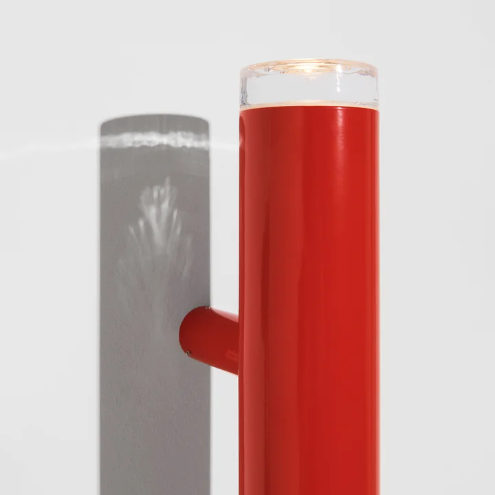 Petite Friture - Pyl LED Wandleuchte / Deckenleuchte, Large, 75 cm, rot