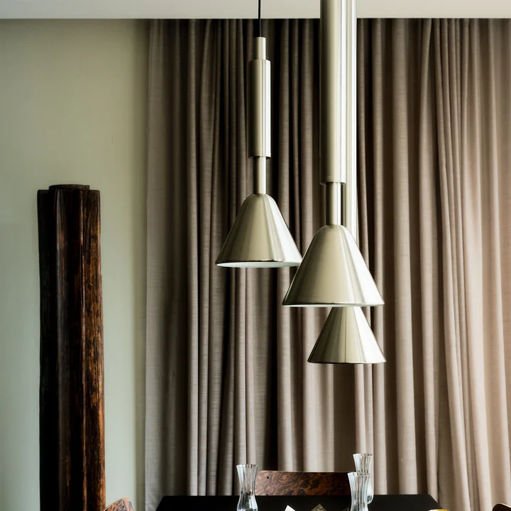 Petite Friture - Pyl LED Pendelleuchten, grau