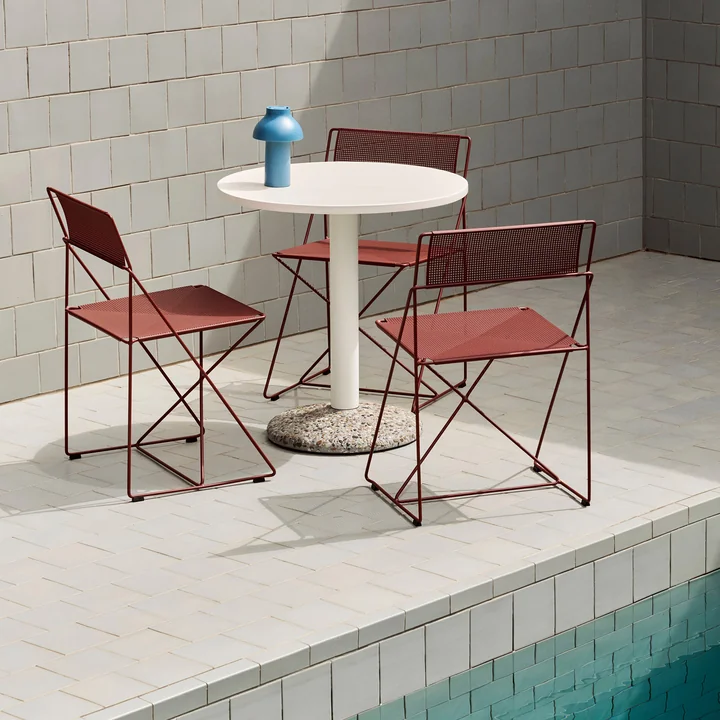 X-Line Stuhl, Outdoor, iron red von HAY