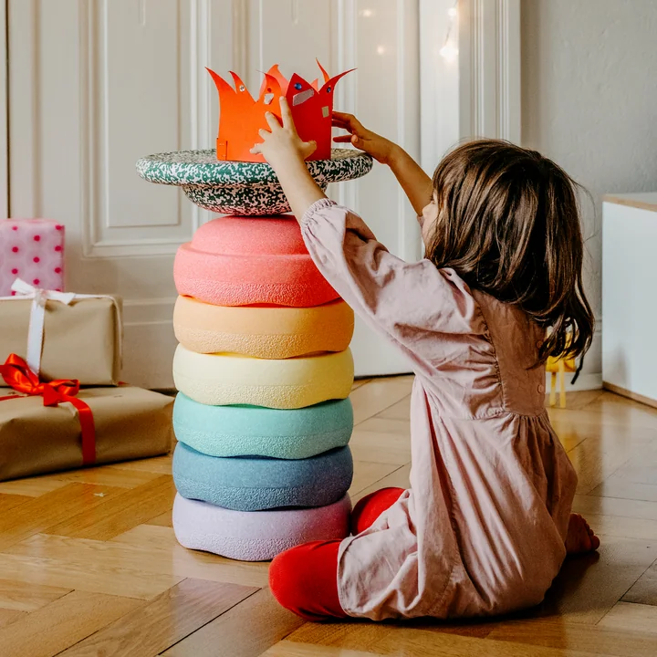 Stapelstein® - Rainbow Set pastell, blush special, multicolor (7er-Set)