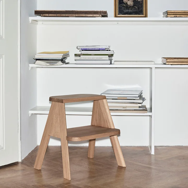 HAY - Butler Hockerleiter, Eiche geölt