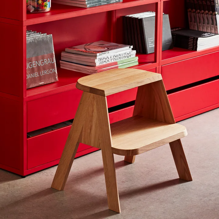 HAY - Butler Hockerleiter, Eiche geölt