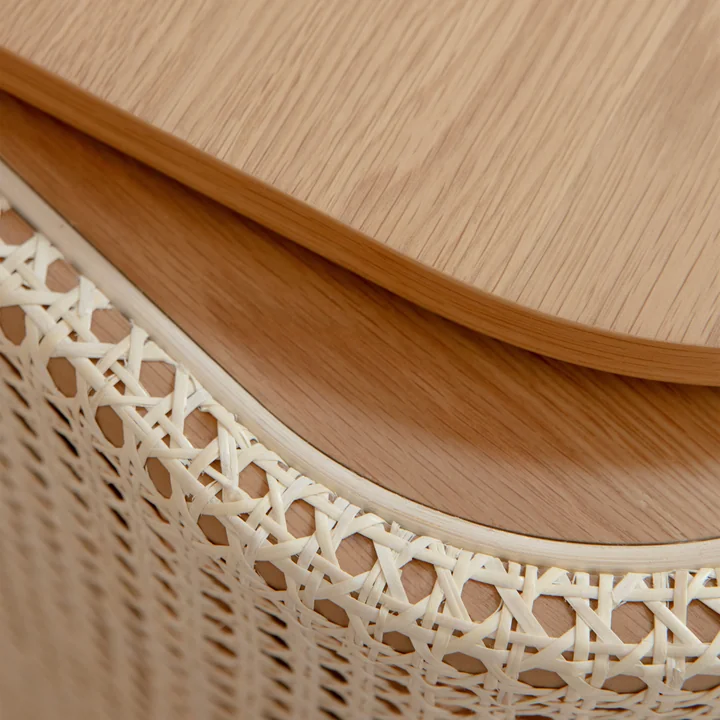 Umage - Treasures Kommode, Eiche natur / Wiener Geflecht