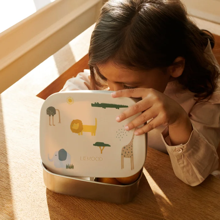 LIEWOOD - Arthur Lunchbox mit Deckel, Safari, sandy mix