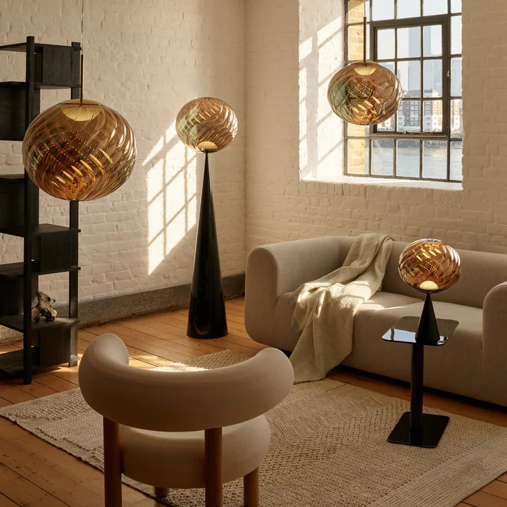 Tom Dixon - Whirl Leuchtenkollektion, gold