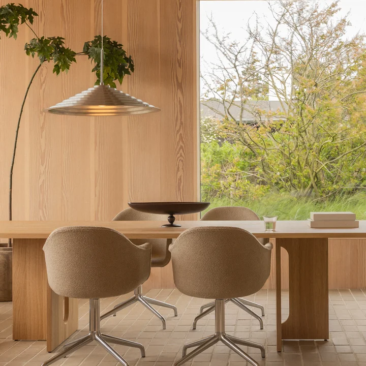 Audo - Chancery LED-Pendelleuchte, silber