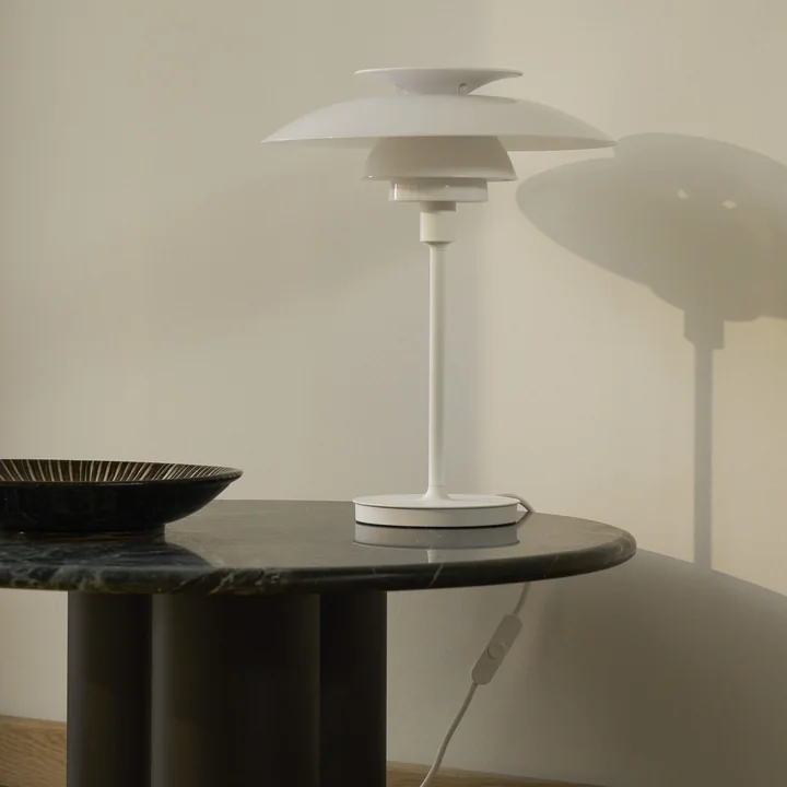 Louis Poulsen - PH80 Tischleuchte, opalweiss / weiss