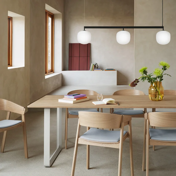 Muuto - Rime Rail Pendelleuchte, Ø 18 cm, schwarz