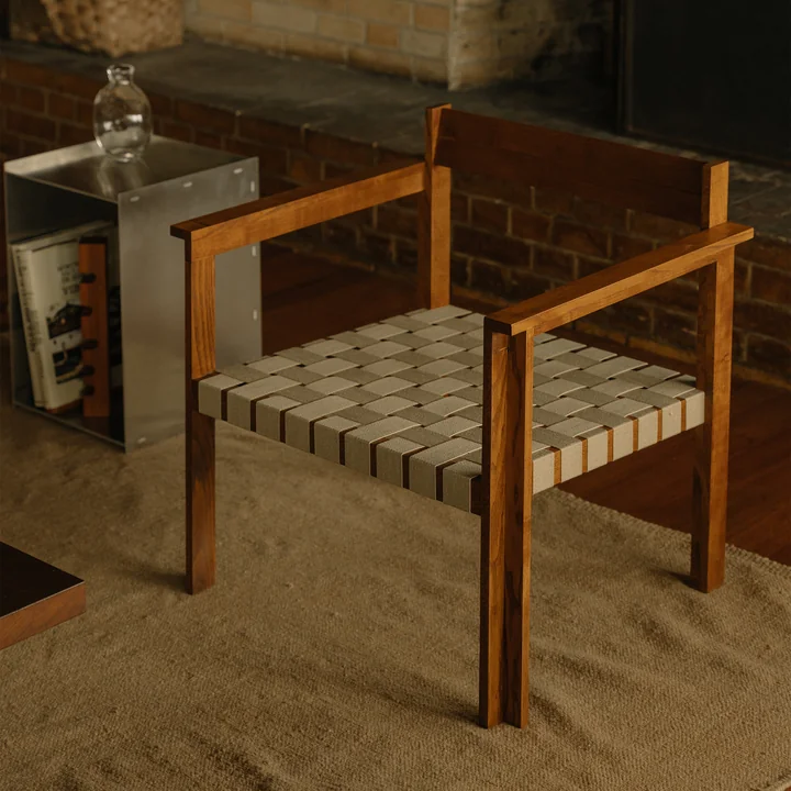 Frama - Symmetry Sessel, Esche honey / oat