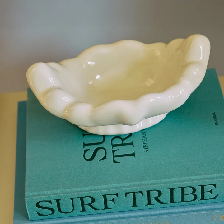 HKliving - New Classics Dekoschale, eggshell